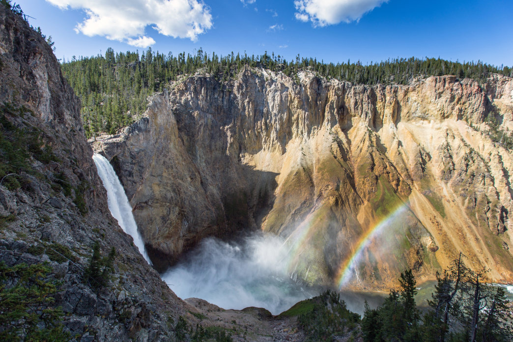 Montana West Yellowstone upper n lower Falls